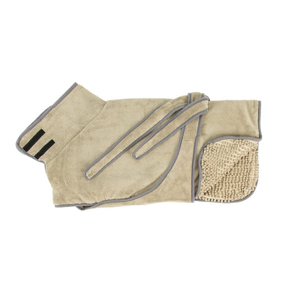 Scruffs Expedition Deluxe Noodle & Microfibre Drying Dog Coat - Khaki Green