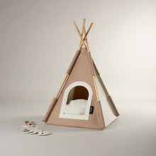 Scruffs Stockholm Felt TeePee Cat Bed - Tan