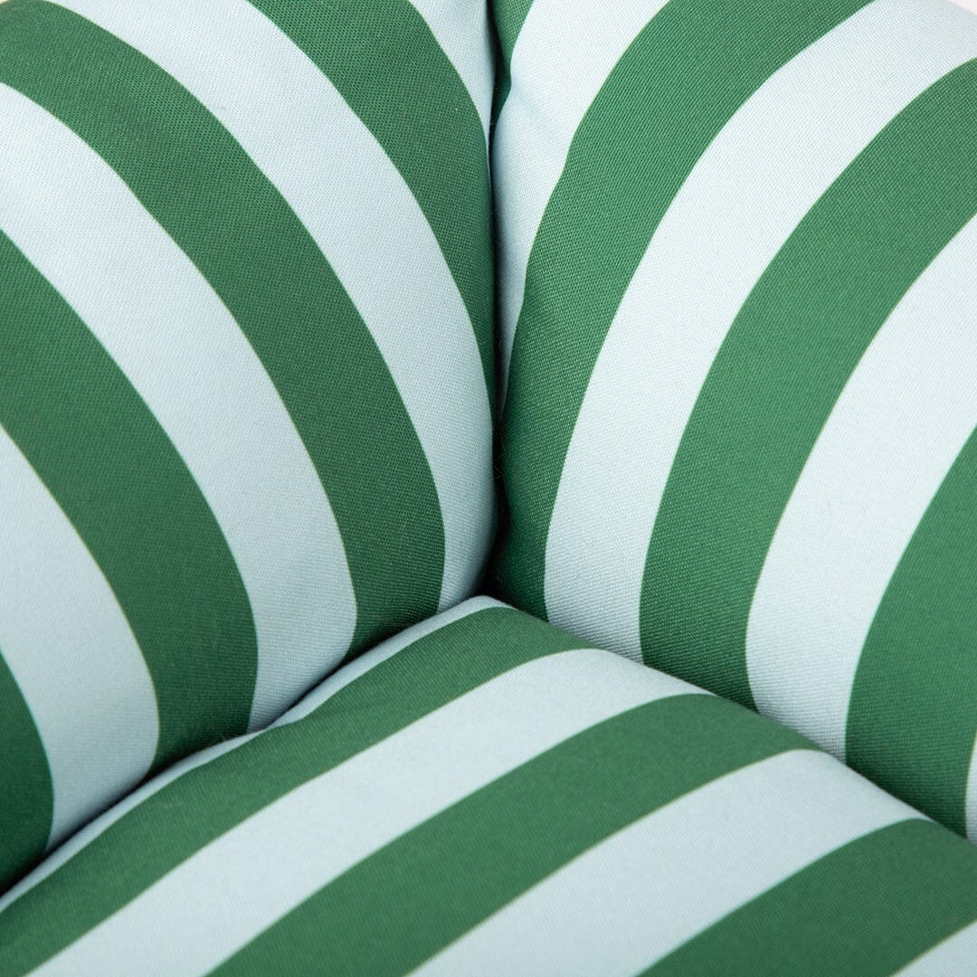 Scruffs Amalfi Striped Box Bed - Green