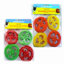 SnuggleSafe Play n Chew Loofah Slices - Pack of 4