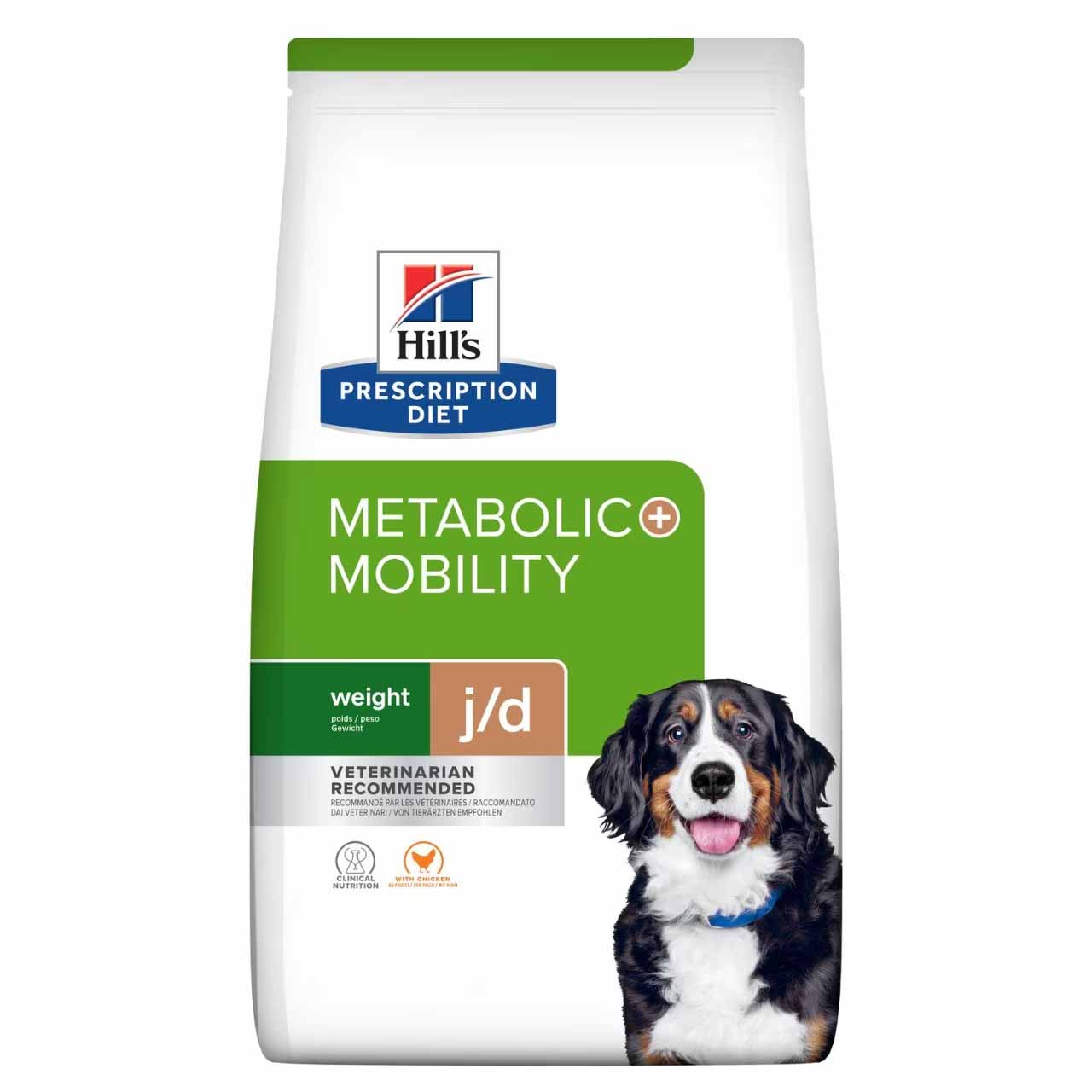 Hill's Prescription Diet Hill'S Prescription Diet Metabolic Mobility Weight Management Chicken Turkey Adult Dry Dog Food pet food packaging