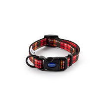 Ancol Red Tartan Adjustable Dog Collar 20-30cm