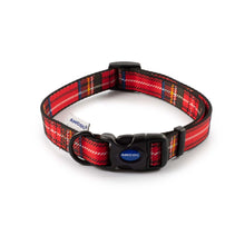 Ancol Red Tartan Adjustable Dog Collar 30-50cm