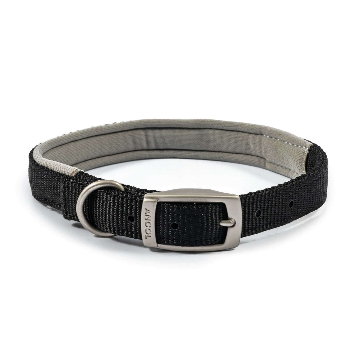 Ancol Viva Padded Dog Collar - Black