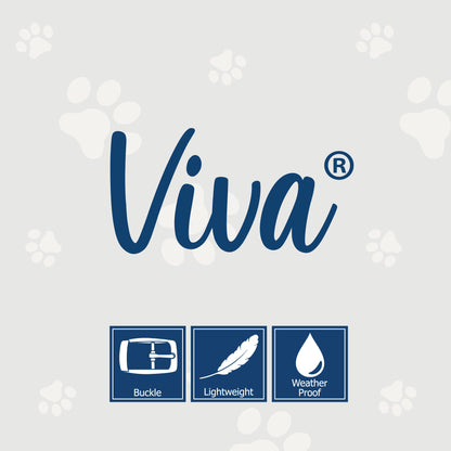 Ancol Viva Padded Dog Collar - Red