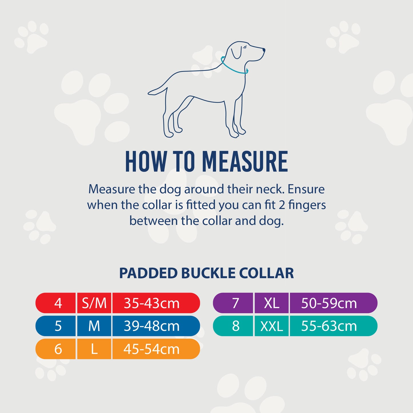 Ancol Viva Padded Dog Collar - Red