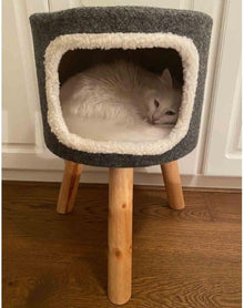 Purrshire Felt Cat Stool House - 53cm