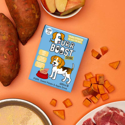 Furr Boost Hydration Drink for Dogs - Pork, Sweet Potato & Apple