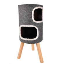 Purrshire Felt Two Level Cat Stool House - 76cm Height