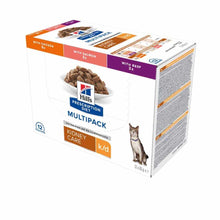 Hills Prescription Diet k/d Wet Cat Food in Gravy - Variety - 12x85g Pouches