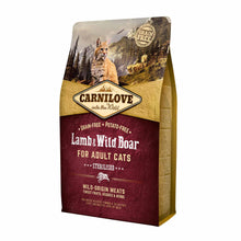 Carnilove Adult Sterilised Grain Free Dry Cat Food - Lamb and Wild Boar