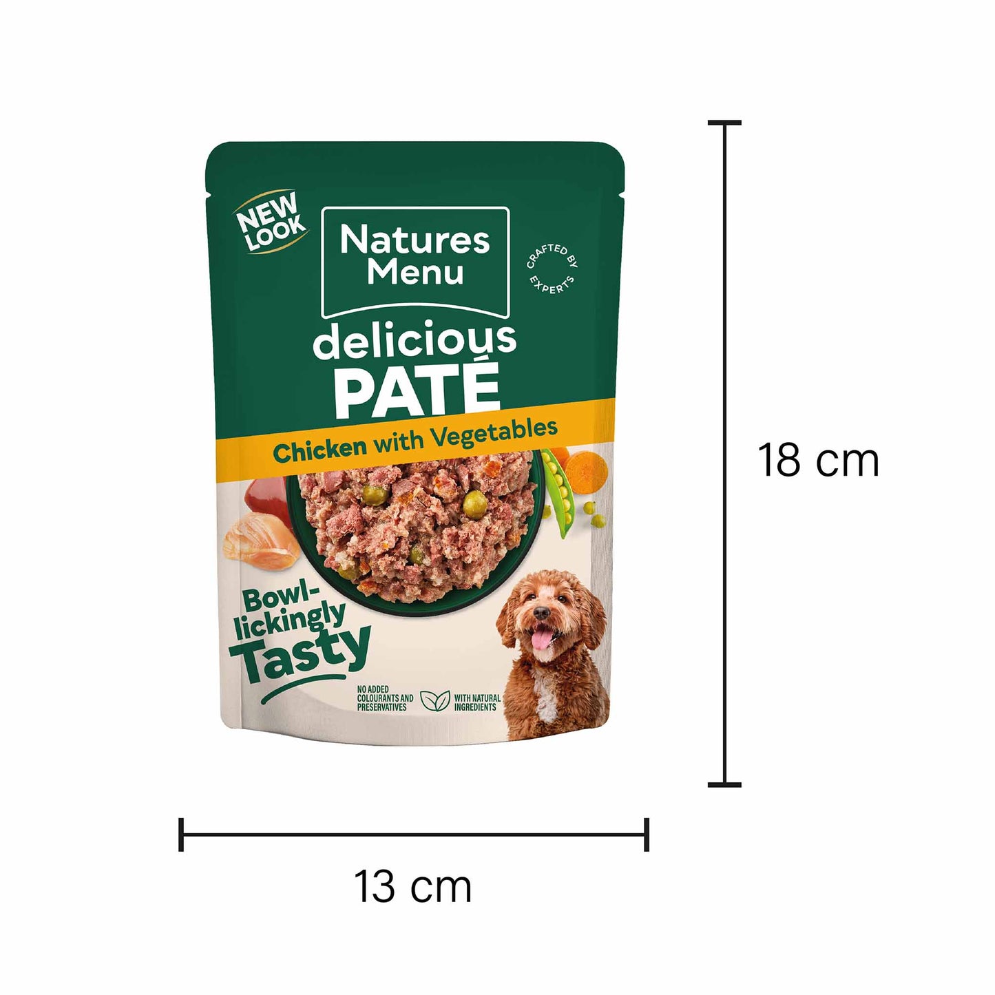 Natures Menu Adult Wet Dog Food - Chicken - 8x300g Pouches