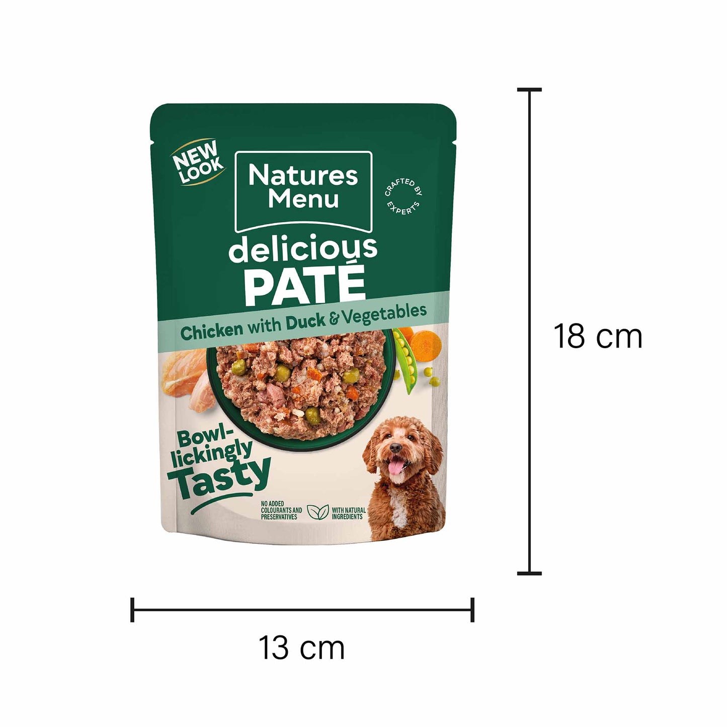 Natures Menu Adult Wet Dog Food - Chicken and Duck - 8x300g Pouches