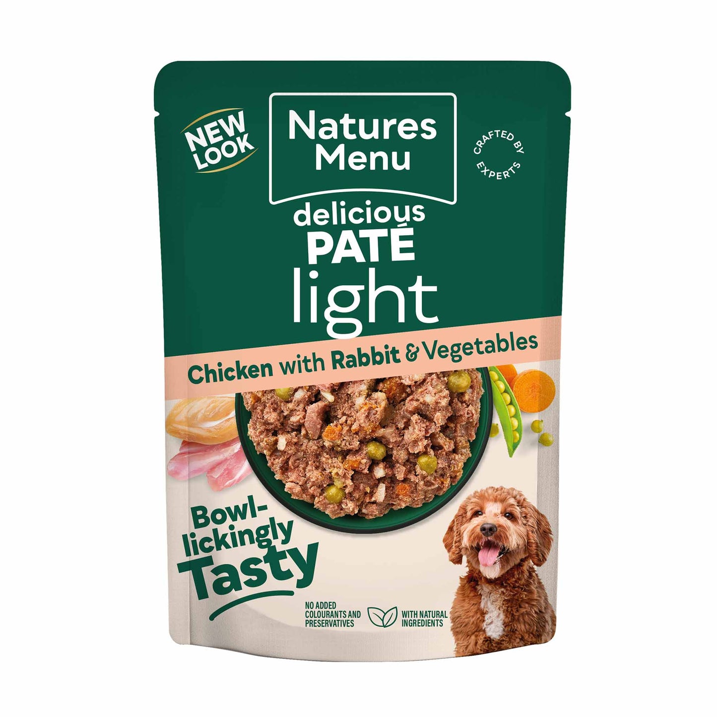 Natures Menu Light Chicken with Rabbit - 8 x 300g Pouches