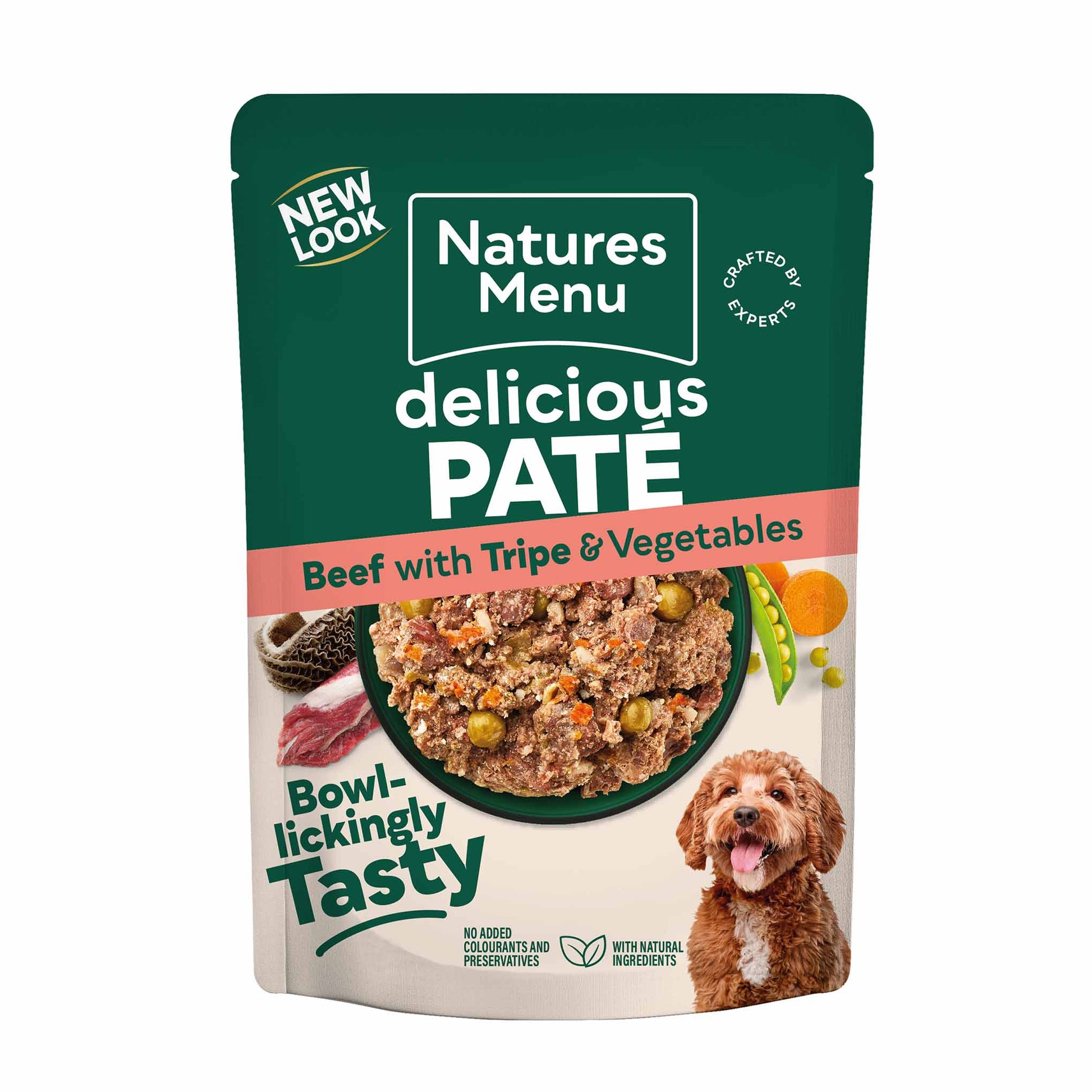 Natures menu Natures Menu Tripe Beef Adult Wet Dog Food pet food packaging