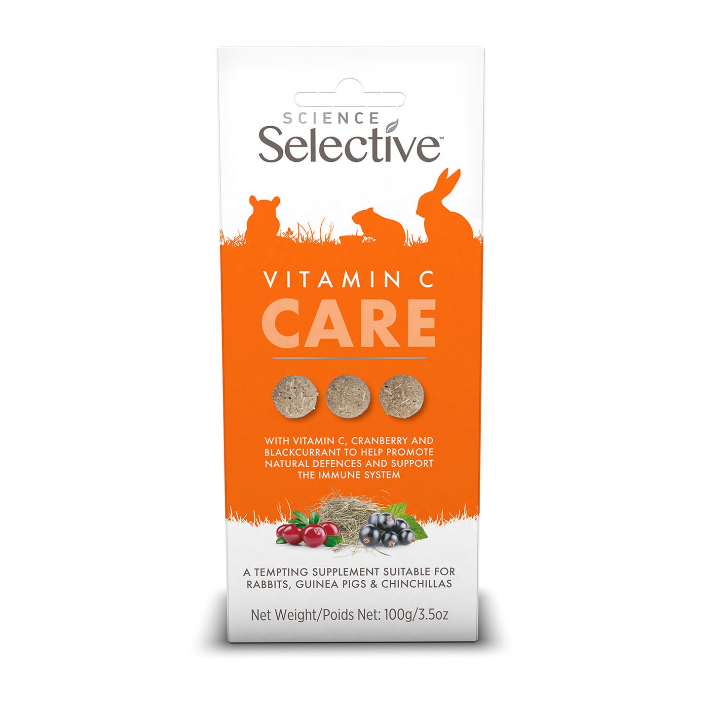 Science Selective Vitamin C Care Supplement for Small Animals - 100g