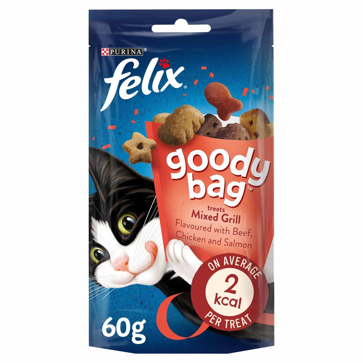 Felix Goody Bag Cat Treats - Mixed Grill - 60g