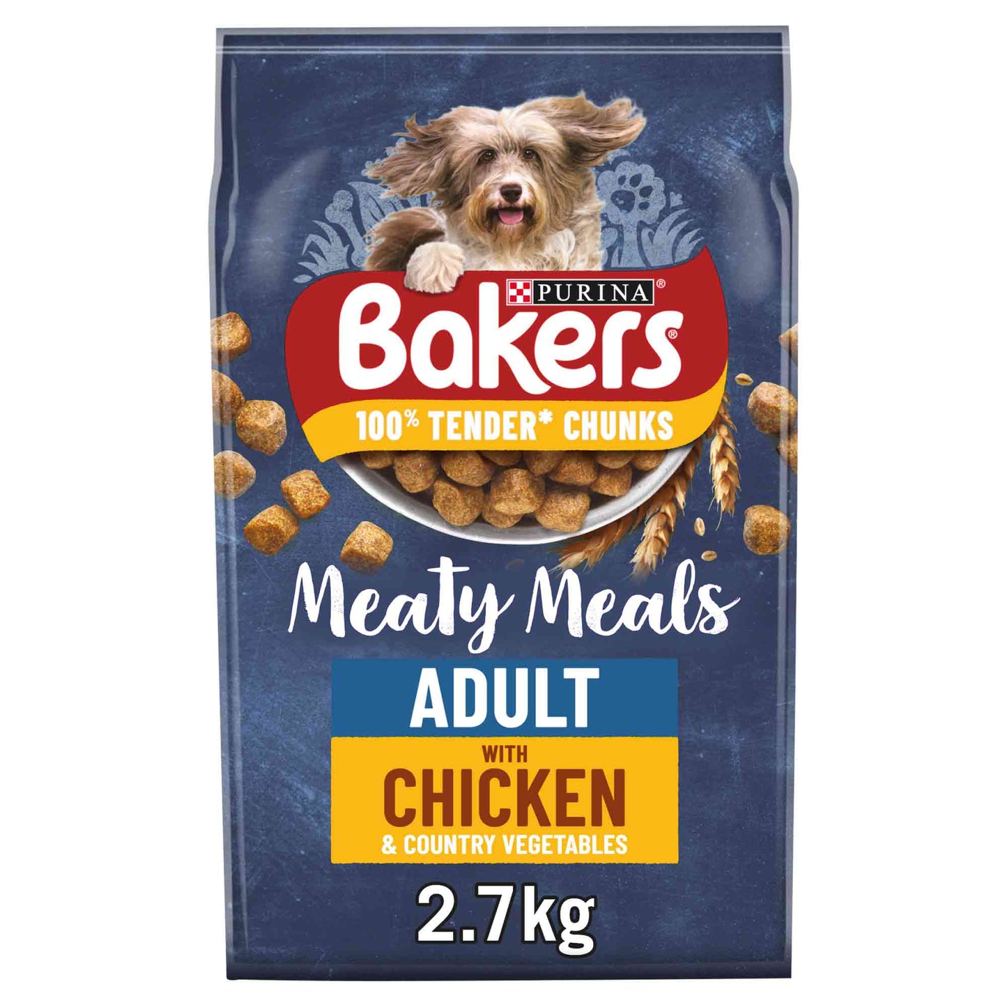 Bakers Meaty Meals Adult Dry Dog Food - Beef