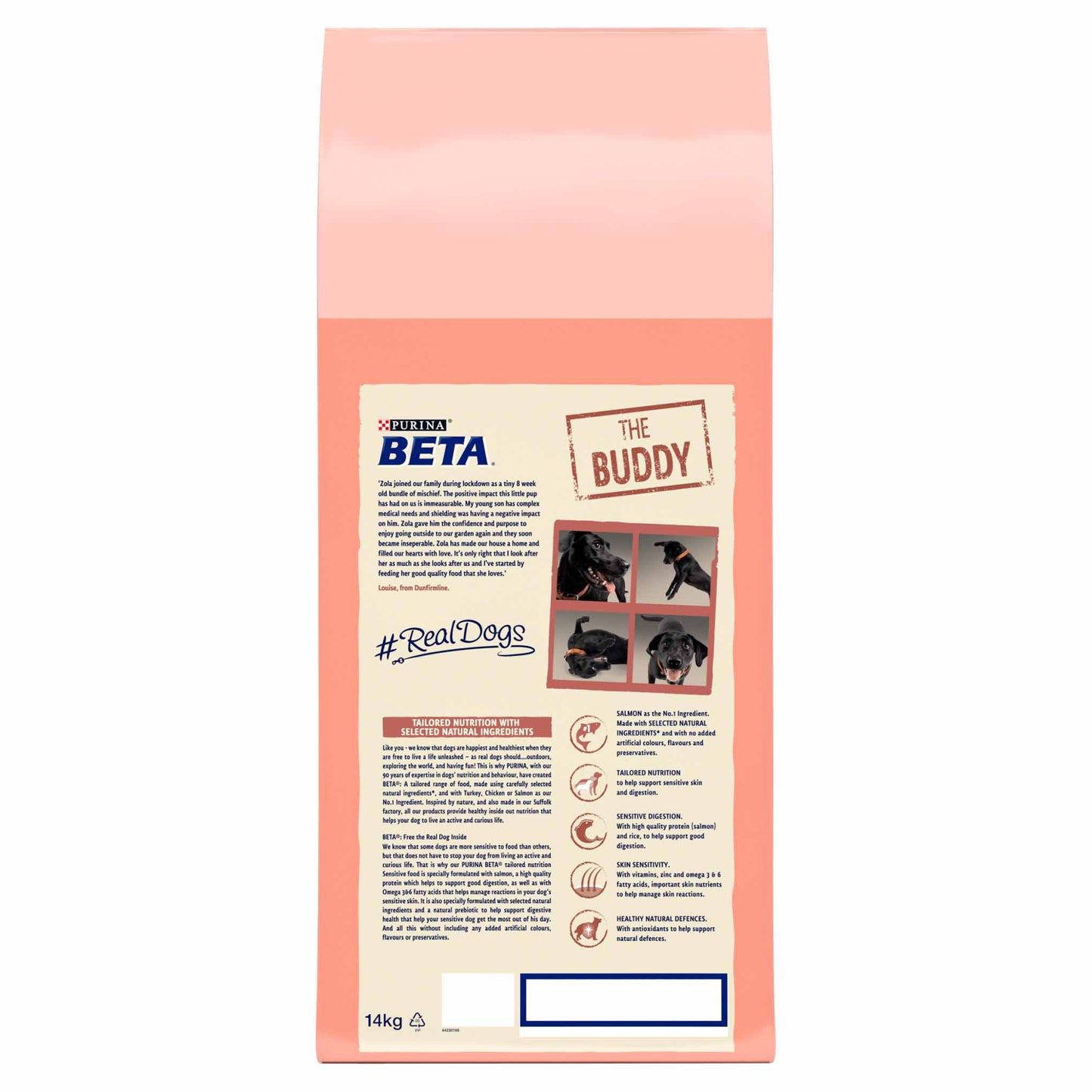 Beta Adult Sensitive Dry Dog Food - Salmon