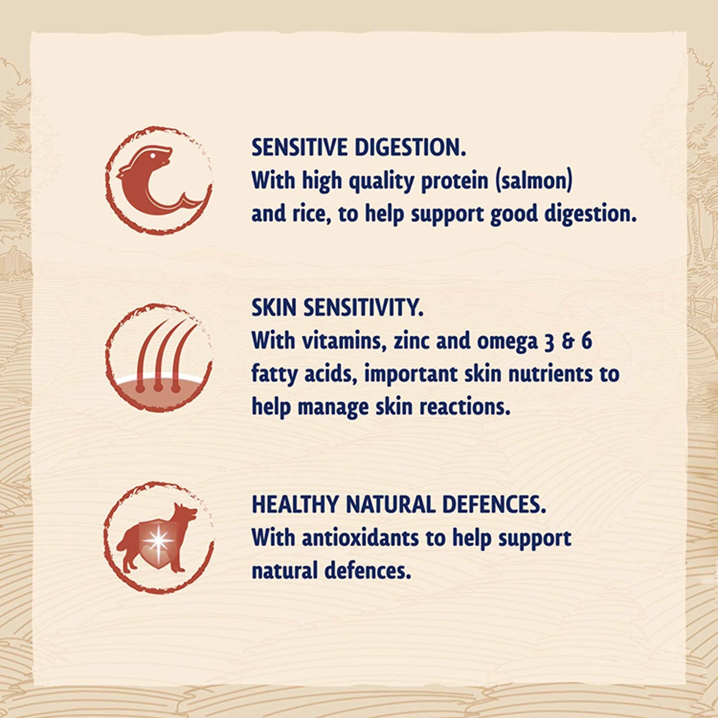 Beta Adult Sensitive Dry Dog Food - Salmon