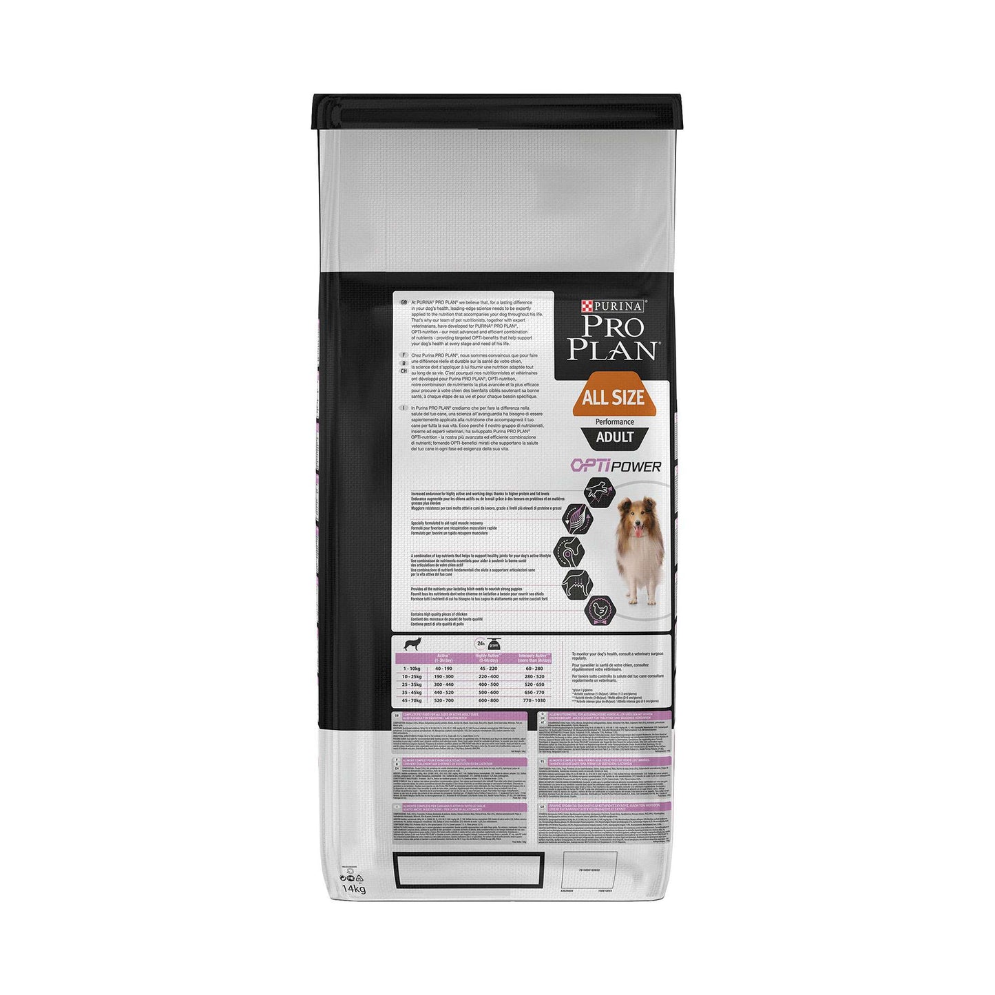 PRO PLAN All Sizes Performance Adult Dry Dog Food - Chicken