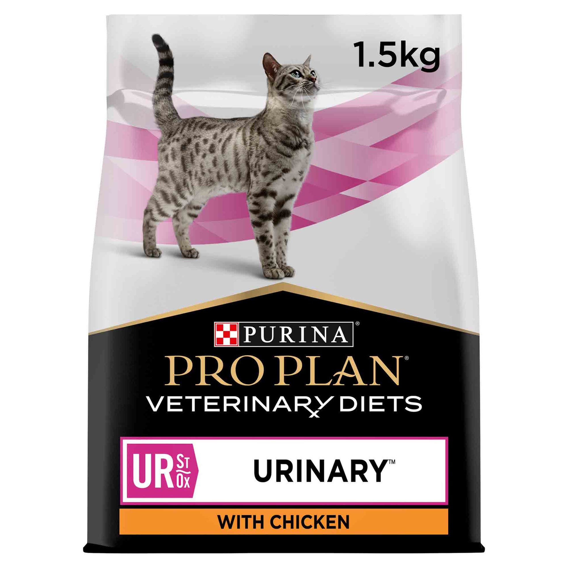 Pro Plan Pro Plan Veterinary Diets Ur St Urinary Chicken Pork Adult Dry Cat Food pet food packaging