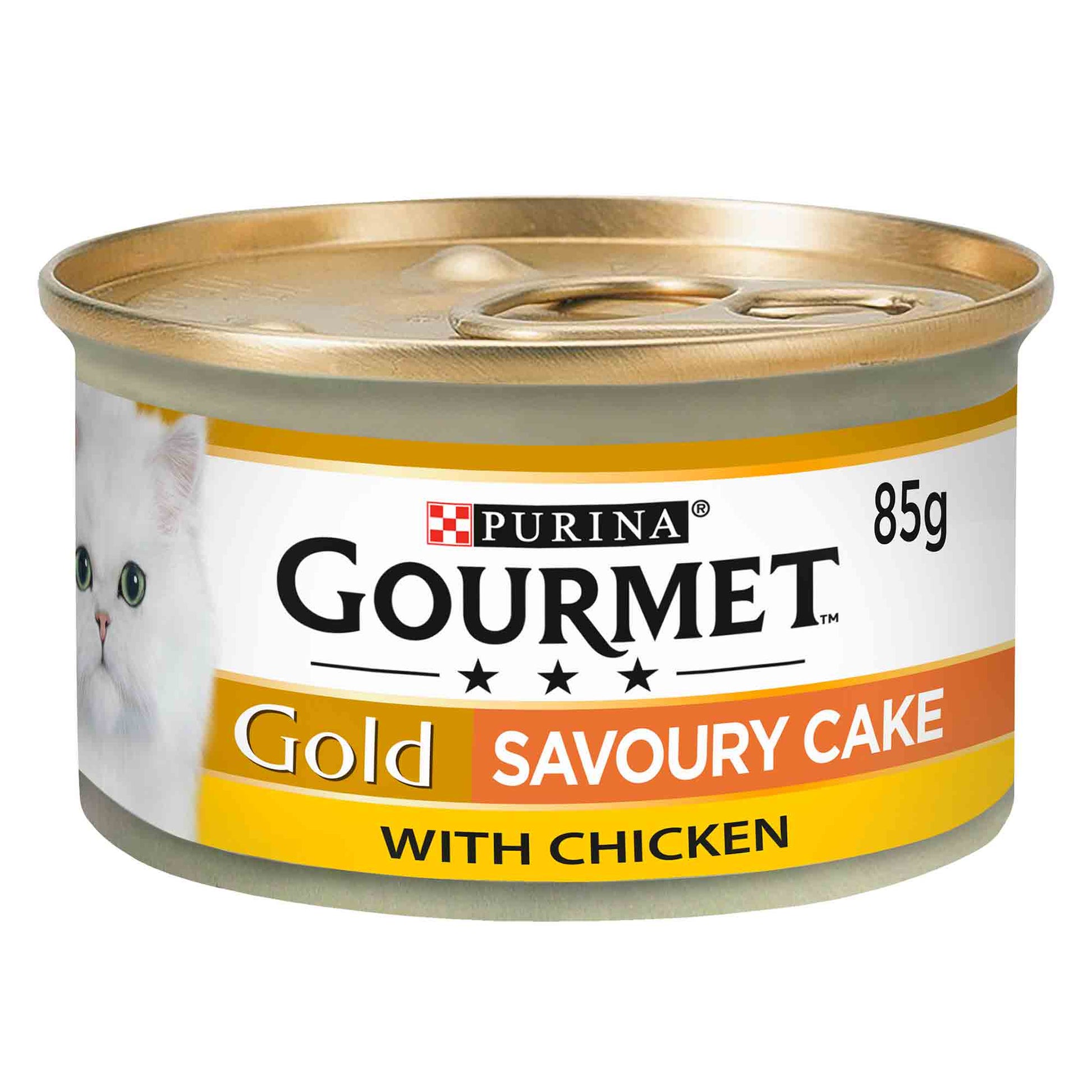 Gourmet Gold Savoury Cake Wet Cat Food Chicken 12x85g Cans