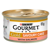 Gourmet Gold Savoury Cake Wet Cat Food - Salmon - 12x85g Cans