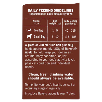 Bakers Small Breed Adult Dry Dog Food