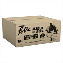 Felix As Good As It Looks Adult Wet Cat Food in Jelly -  Ocean Feasts Selection - 120x85g Pouches