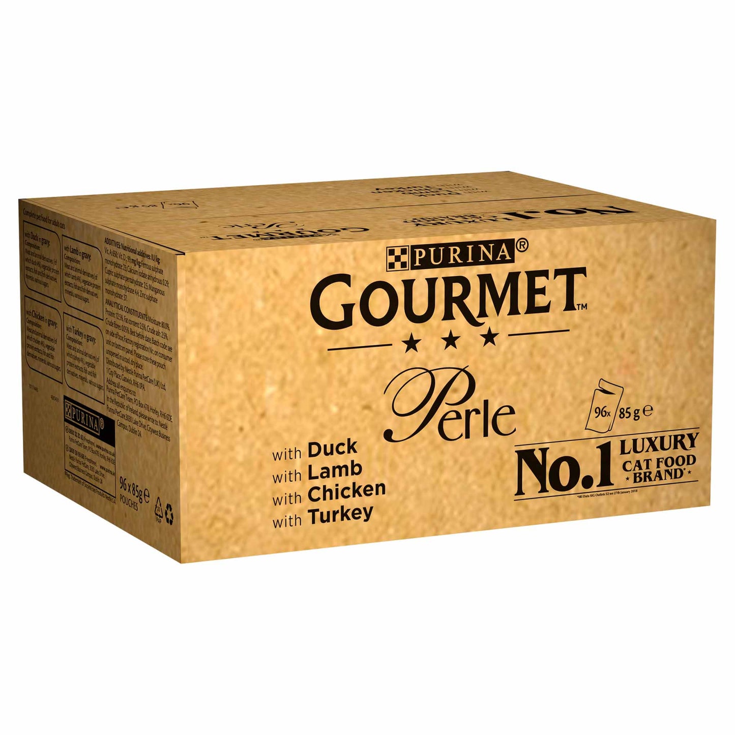 Gourmet Perle Chefs Country Collection In Gravy - 96 x 85g Pouches