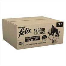 Felix As Good As It Looks Senior Wet Cat Food in Jelly - Mixed Selection - 120x85g Pouches