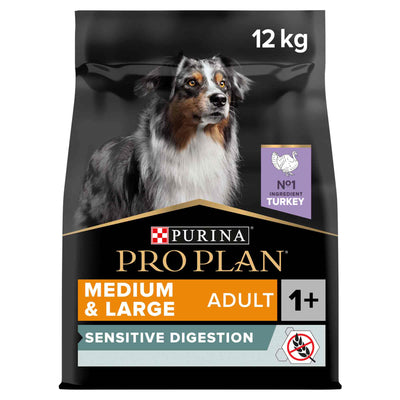 Pro Plan Pro Plan Medium_Large Sensitive Digestion Grain Free Turkey pet food packaging