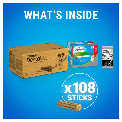 Dentalife Small Adult Dog Treat - 108 Sticks