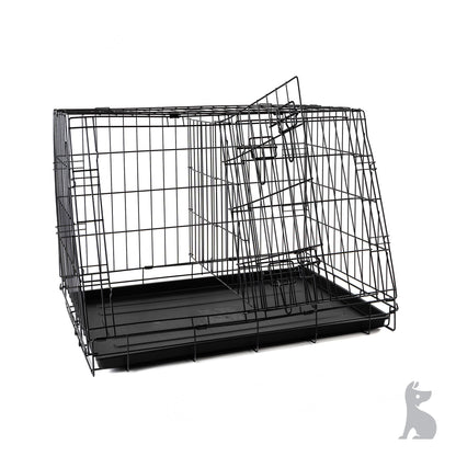 Barkshire Sloping Dog Car Crate - Medium 78 x 50cm