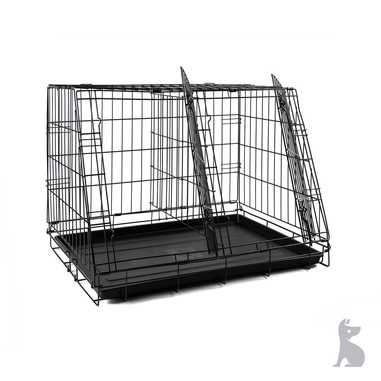 Barkshire Sloping Dog Car Crate - Medium 78 x 50cm