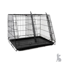 Barkshire Sloping Dog Car Crate - Medium 78 x 50cm
