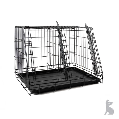 Barkshire Sloping Dog Car Crate - Medium 78 x 50cm
