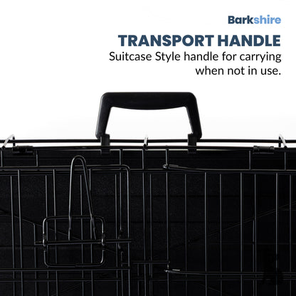 Barkshire Sloping Dog Car Crate - Medium 78 x 50cm