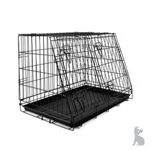 Barkshire Sloping Dog Car Crate - Medium 78 x 50cm