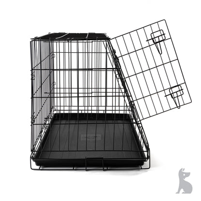 Barkshire Sloping Dog Car Crate - Medium 78 x 50cm