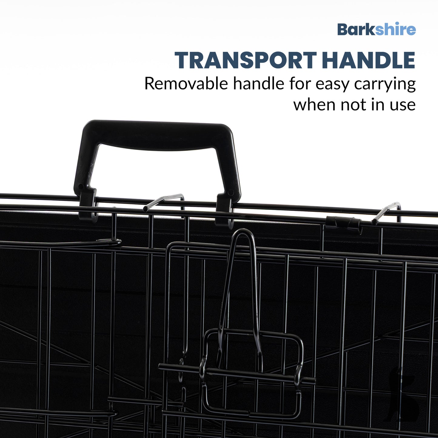 Barkshire Sloping Dog Car Crate  - Large 90 x 59cm