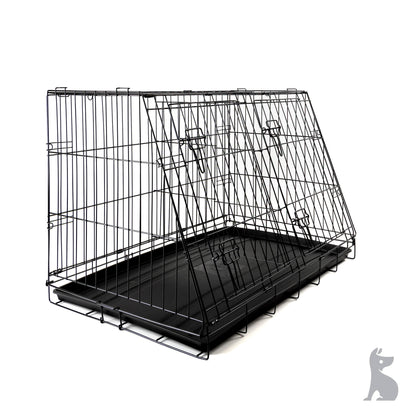 Barkshire Sloping Dog Car Crate  - Large 90 x 59cm