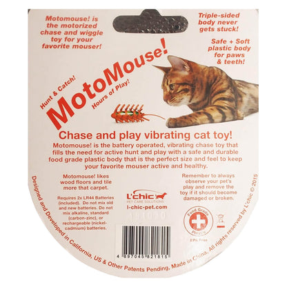 L.Chic Moto Mouse Cat Toy