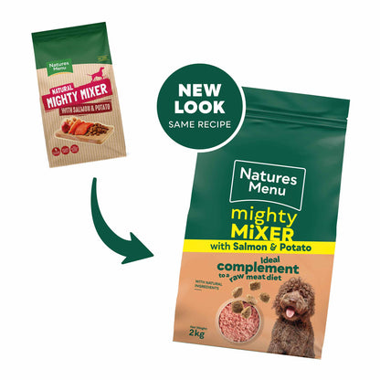 Natures Menu Mighty Mixer - Salmon & Potato - 2kg