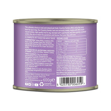 Country Hunter Adult Wet Dog Food - Farm Reared Turkey - 6x600g Cans