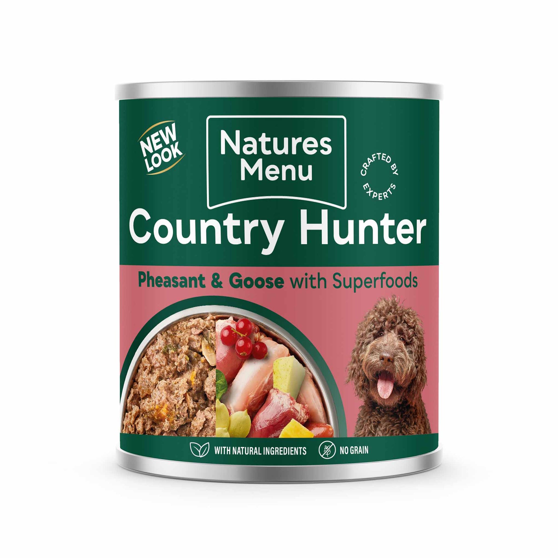Natures menu Natures Menu Country Hunter Pheasant Goose Adult Wet Dog Food pet food packaging