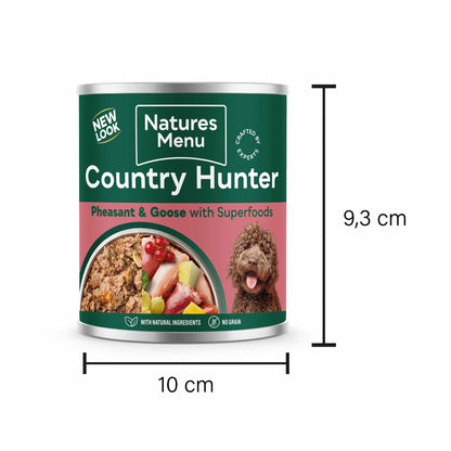 Country Hunter Adult Wet Dog Food - Pheasant & Goose - 6x600g Cans