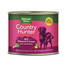 Country Hunter Adult Wet Dog Food - Pheasant & Goose - 6x600g Cans