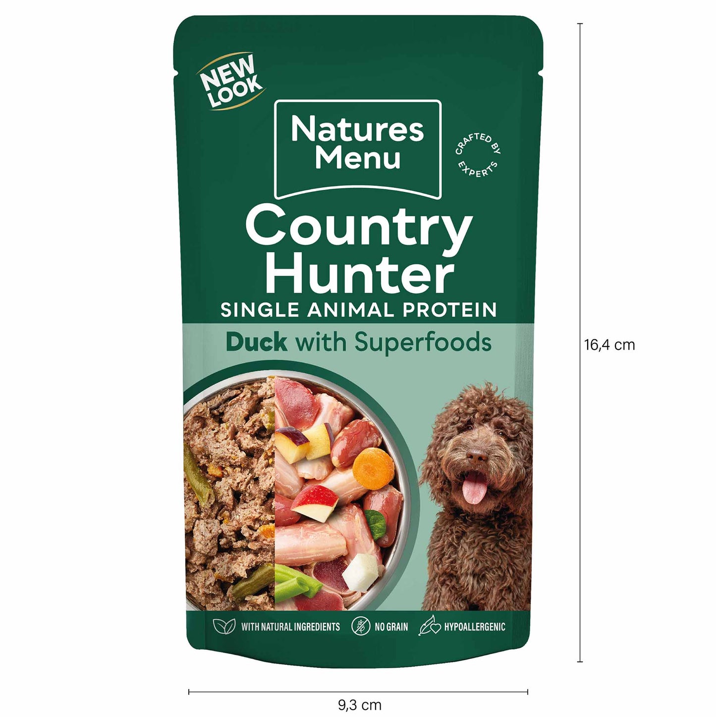 Country Hunter Adult Wet Dog Food - Duck - 6x150g Pouches